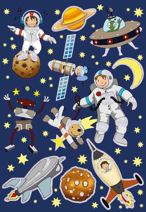 Produktbild Z-Design Grosser Glitzeraufkleber (10 Sticker)