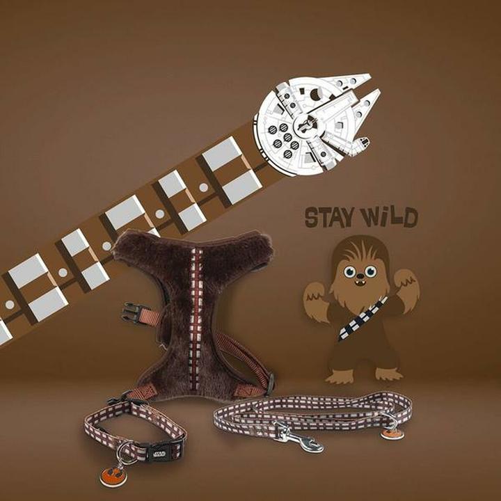 Produktbild NoName CHEWBACCA - Harnais chien - XXS/XS (Longueur 29-41cm - Largeur 2.4cm) (XS, XXS, Hund)