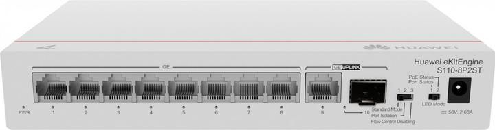 Immagine prodotto Huawei Interruttore Ekit S110-8P2ST (10 porte)