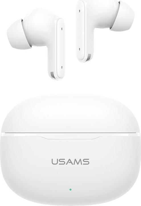 Produktbild Usams E05 TWS earphones Bluetooth 6.0 wireless white (3.50 h, Kabellos)