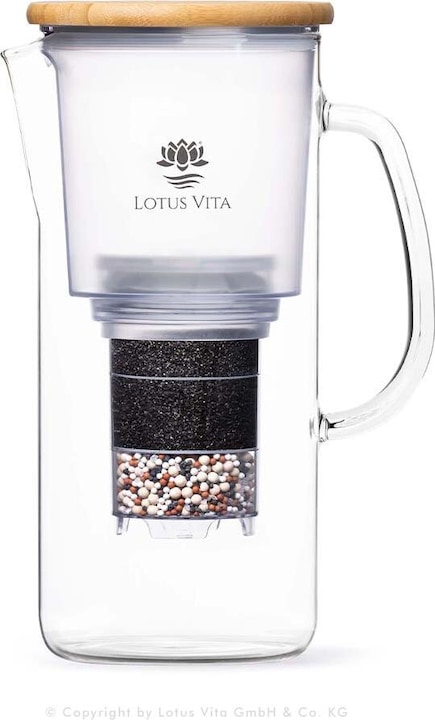 Lotus Vita Glas-Filterkaraffe Enya Natura Plus