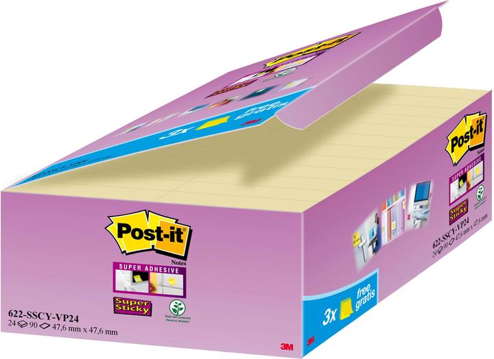 Produktbild Post-it Super Sticky (48 x 48 mm)