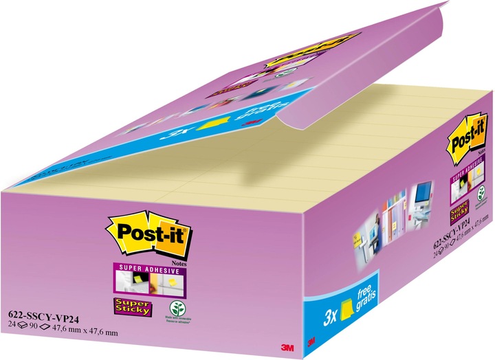 Produktbild Post-it Super Sticky (48 x 48 mm)