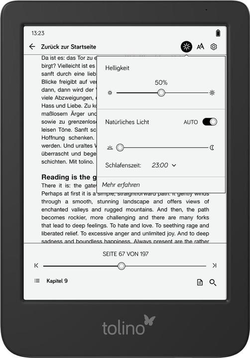 Image du produit tolino Shine (6", 16 Go, Noir)