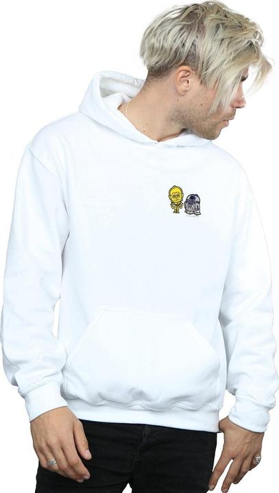 Immagine prodotto Star Wars Resistance Droids Chest Print Felpa con Cappuccio Uomo (L)