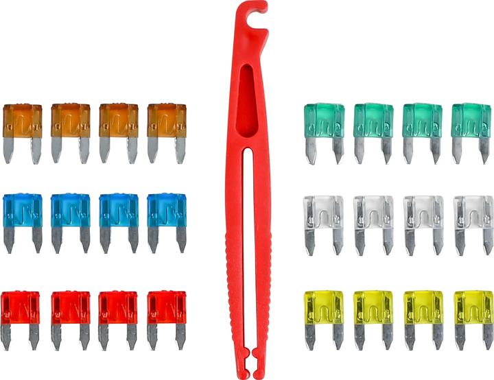 Actual product image Benson Kfz-Sicherungsset 25-teilig Mini (30 A)