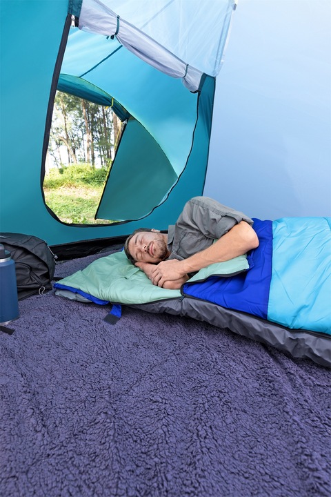Actual product image Bestway 2-in-1 sleeping bag Wanderlite™ with integrated, inflatable sleeping pad 203 x 75 x 9 cm (198 cm)