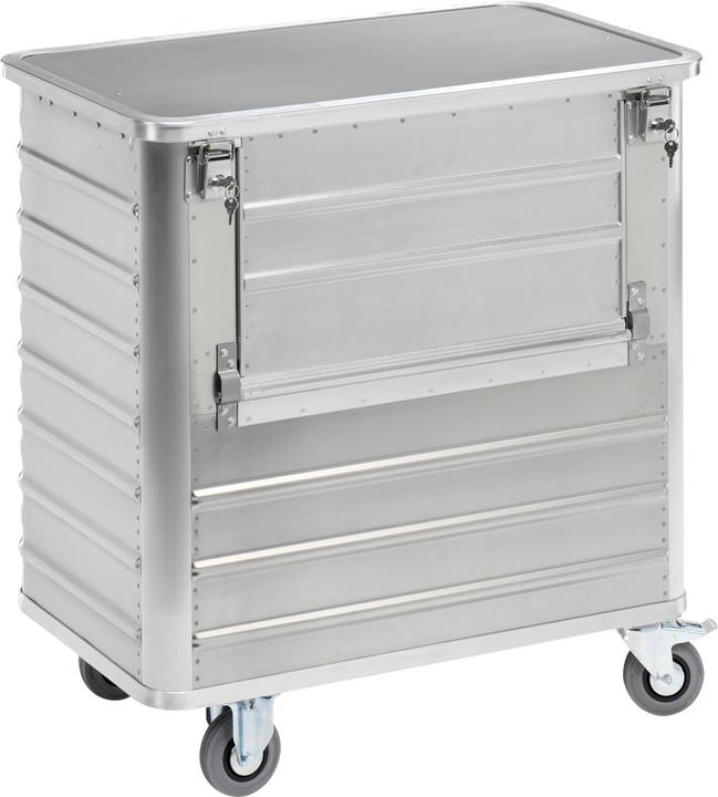 Produktbild Gmöhling Alu-Kastenwagen, abklappbare Seitenwand (250 kg)