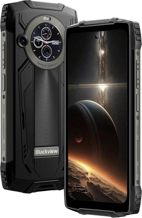 Produktbild Blackview BV8200 (Double Sim - Écran de 6.5" - 256 Go, 12 Go RAM - NFC) Noir (256 GB, Schwarz, 6.50", Dual SIM, 3G)