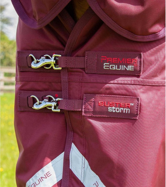 Produktbild Premier Equine wasserdichte outdoor-decke mit halsteil buster storm classic 90 g (160 cm)