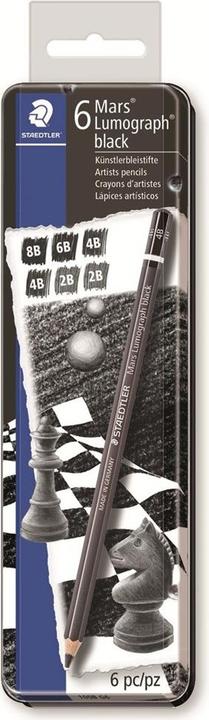 Produktbild Staedtler Mars Lumograph 100B G6 (6B, 2B, 4B, 8B, 6 x)