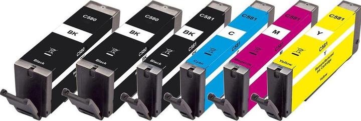 Actual product image Peach PGI-580 / CLI-581 (FC, Color, PBK)