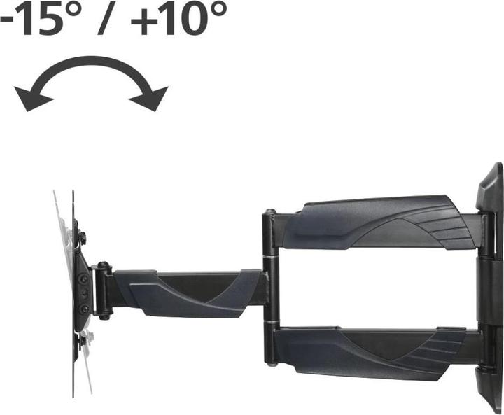 Productafbeelding Hama TV muurbeugel, draaibaar, kantelbaar, uitschuifbaar, 165 cm (65") tot 35 kg (Muur, 65", 35 kg)