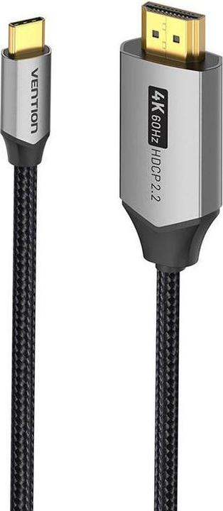 Produktbild Vention USB-C to HDMI Cable 1m CRBBF (Black) (1 m, HDMI, 2.0)