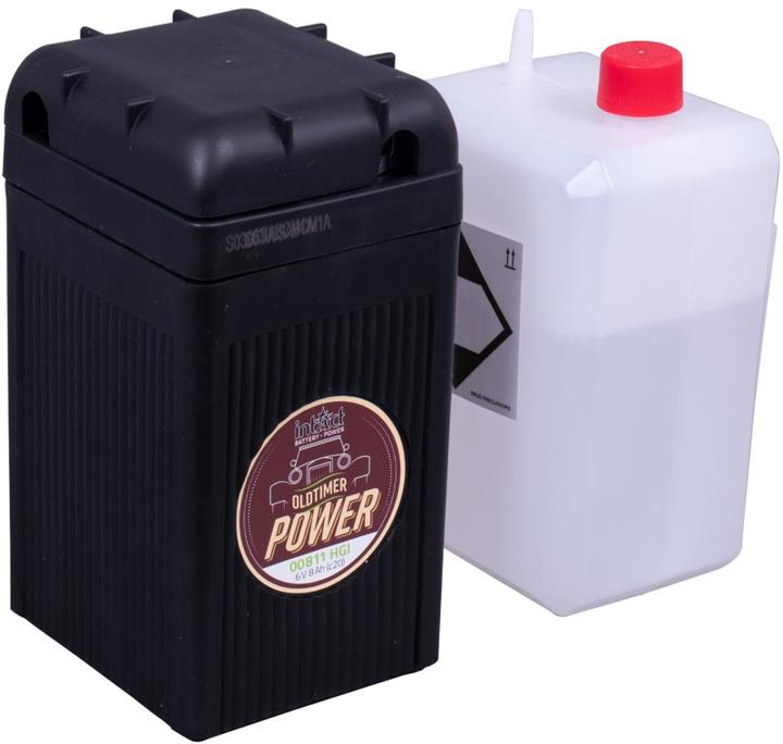 Actual product image Intact 00811HGI Classic 6V Vintage Battery 8Ah B49-6/G02 4 (6 V, 8 Ah, 40 A)