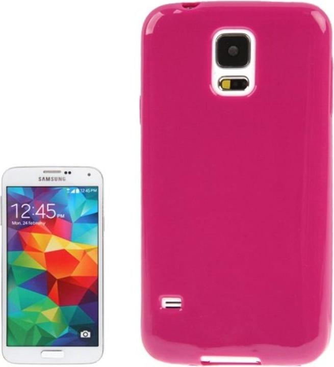 Produktbild König Design Schutzhülle TPU Case für Handy Samsung Galaxy S5 / S5 Neo Pink (Samsung Galaxy S5, Samsung Galaxy S5 Neo)