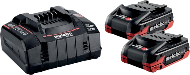 Actual product image Metabo Basic Set 2 x LiHD 4.0 Ah (18 V)