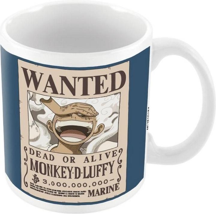 Produktbild One Piece Wanted Kaffeebecher 'Monkey D. Luffy' (315 ml)