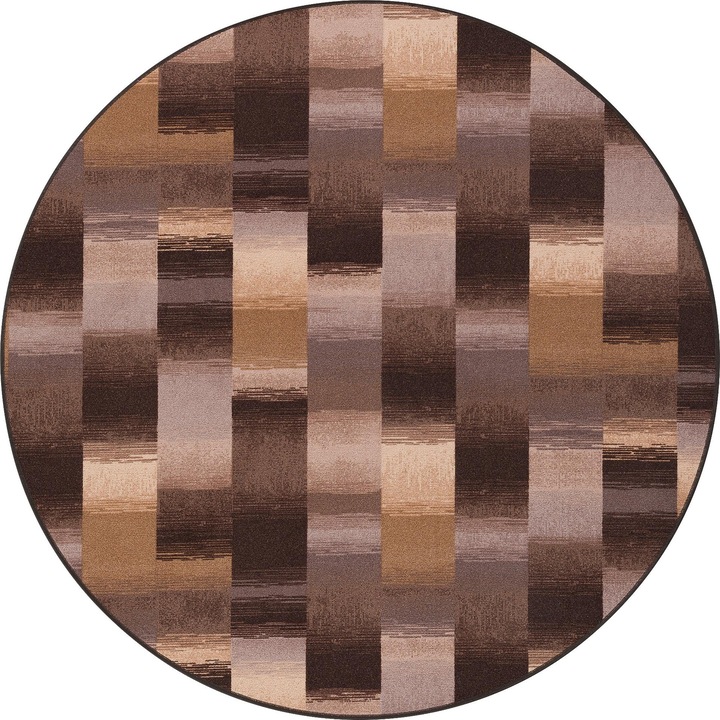 Actual product image Snapstyle Designer Velour Carpet Mystic Karo (Ø 200 cm)