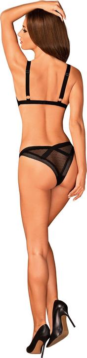 Image du produit Obsessive Estiqua Bra - Noir (Une unité par pack, M, L)