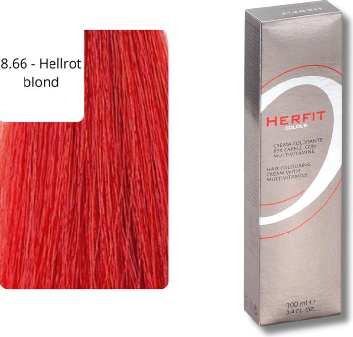 Immagine prodotto XanitaliaPro Colore Per Capelli Con Vitamine (8.66 - Biondo rosso chiaro)