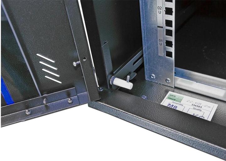 Image du produit Wirewin Armoire murale 600X600X12U Pro 2nd Gen FP 19 / 12UH / Noir (12 HE, Rack 19 pouces)