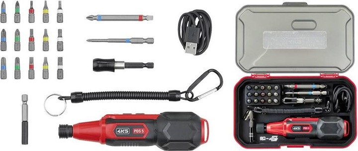 Immagine prodotto 4K5 Strumenti PDS 5-Set di cacciaviti elettrici misura (cacciavite) 1/4/ (Fessura croce Phillipps (PH), Cacciavite a croce PZ, Sezione T, Chiave a brugola, Porta)