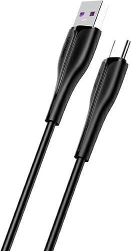 Produktbild Usams Kabel U38 USB-C 5A Fast Charge for OPPO/HUAWEI 1m czarny/black SJ376USB01 (US-SJ376) (1 m, USB 3.0)