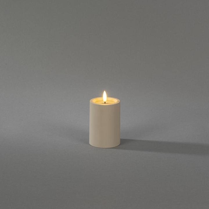 Productafbeelding LED Kunststoffkerze sand 1871-970 Aussen 1871-970 6h Timer D7 H10cm 2xAA (1 x)