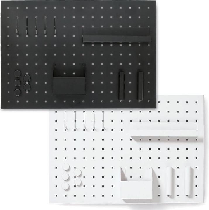 Actual product image Zeller Present Memo board with utensils, metal, black (Magnet board)