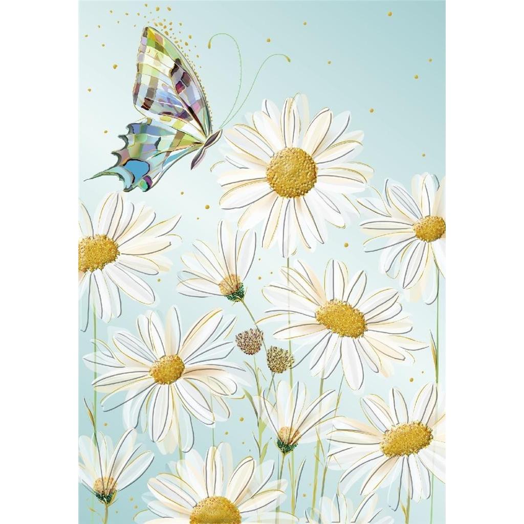 Turnowsky, Biglietto di auguri + Carta da lettere, B6-Karte + Umschlag Asternblumen