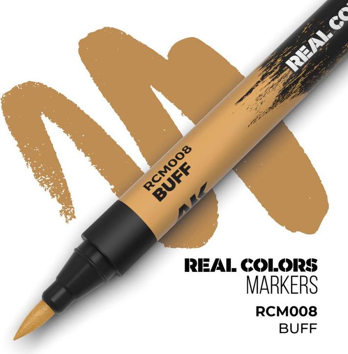 Actual product image AK Interactive Real Colours Marker Buff