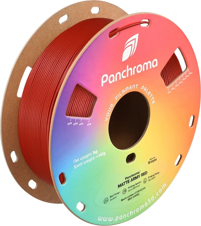 Actual product image Polymaker Panchroma™ PLA Matte Army (PLA, 1.75 mm, 1000 g, Green)