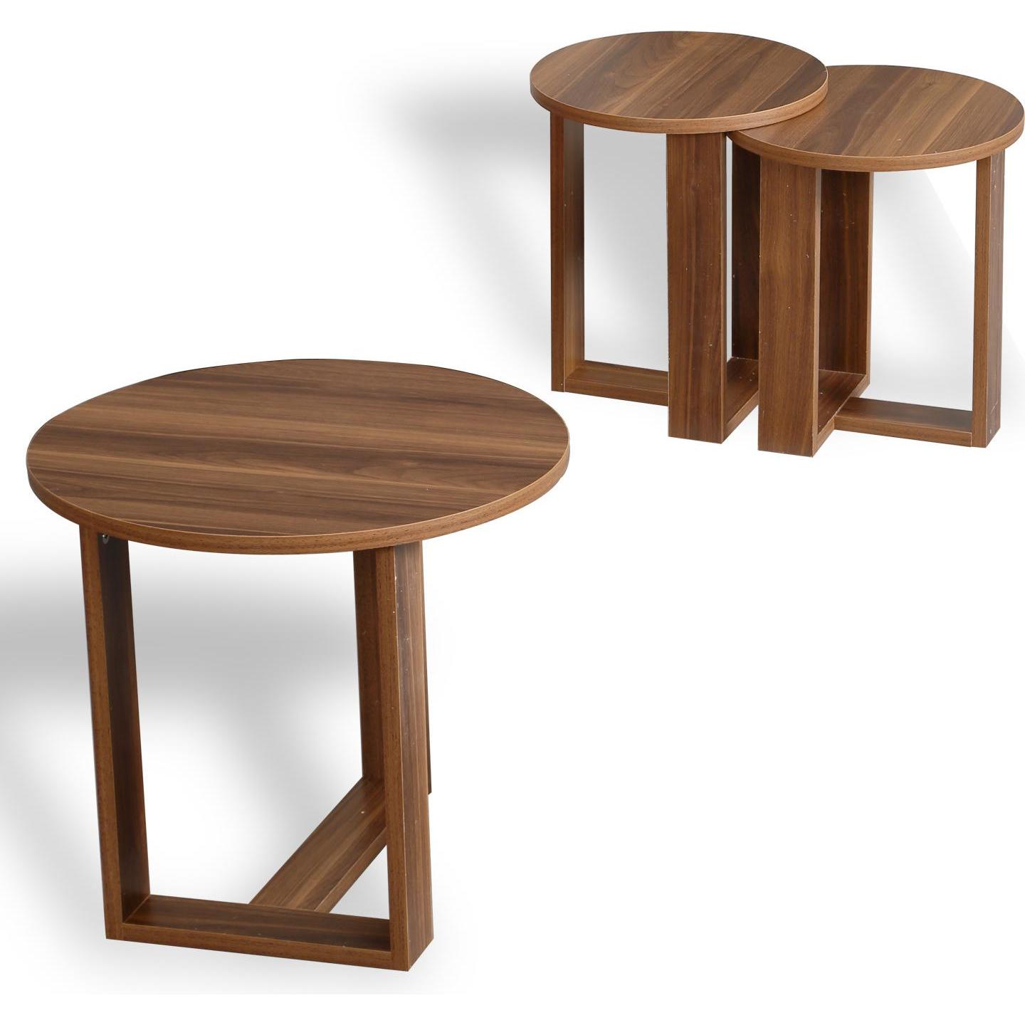 Thumbnail - Hanah Home, Couchtisch + Beistelltisch, Nash (52 x 47 x 52 cm)