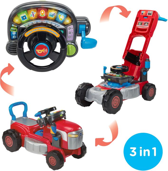 Immagine prodotto VTech Babys 3-in-1 Traktor & Rasenmäher