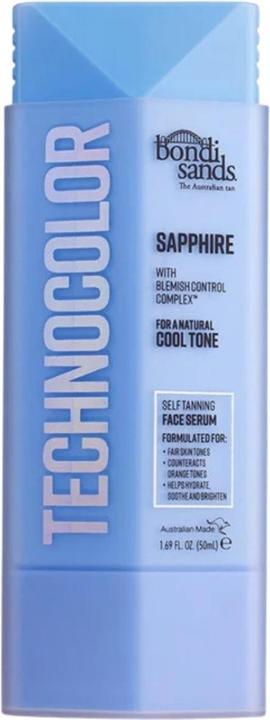 Image du produit Bondi Sands Technocolor Sapphire Self-Tanning Face Serum Easy Application Streak Free Fake Tan Enric (Sérum autobronzant, 50 ml)