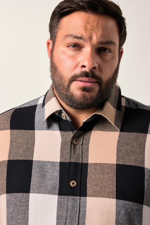 Produktbild Men+ Karo-Flanellhemd, Langarm, Kentkragen, Comfort Fit (XXL)