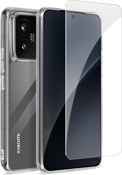 Mayaxess Schutzpaket für Xiaomi 15 Weiche Hülle und Gehärtetes Glas (Xiaomi 15)