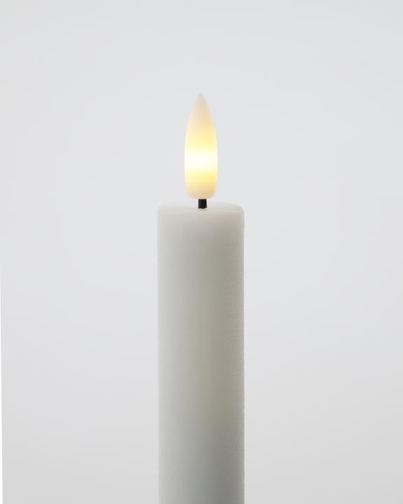 House Doctor Candle, HDLED, white (2 x)