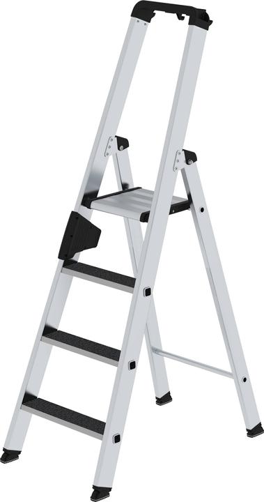 Produktbild Munk Stufen-Stehleiter einseitig begehbar mit clip-step R13 4 Stufen (Stehleiter)
