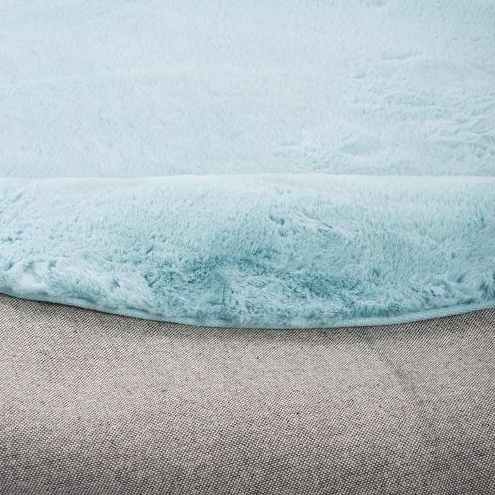 Produktbild Pergamon Luxus Super Soft Fellteppich Plush Rund (Ø 120 cm)