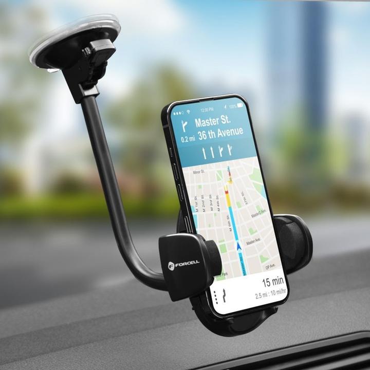 Immagine prodotto Forcell Stylus F-GRIP Oval 27 cm car holder for windshield / dashboard / air vent black
