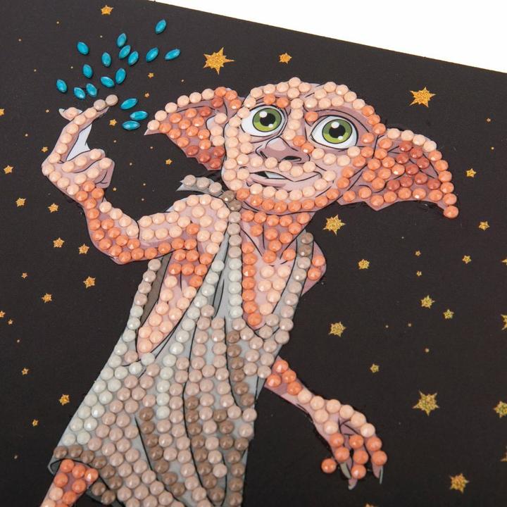 Produktbild Craft Buddy Dobby der Hauself, 18x18cm Crystal Art Card