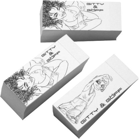Actual product image Gitty & Göff black wide big block