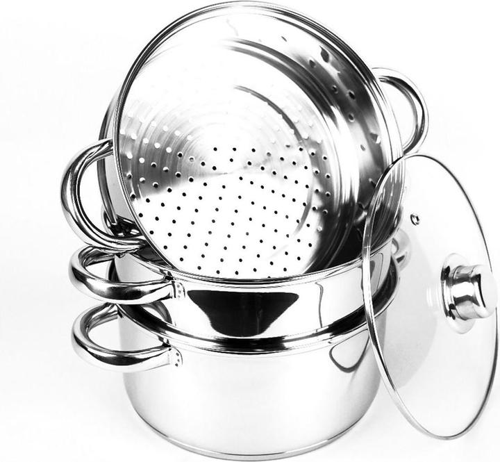 Productafbeelding Maestro MR-2900-20 Stoompan (20 cm, Koekenpan, Steelpan, Roestvrij staal)