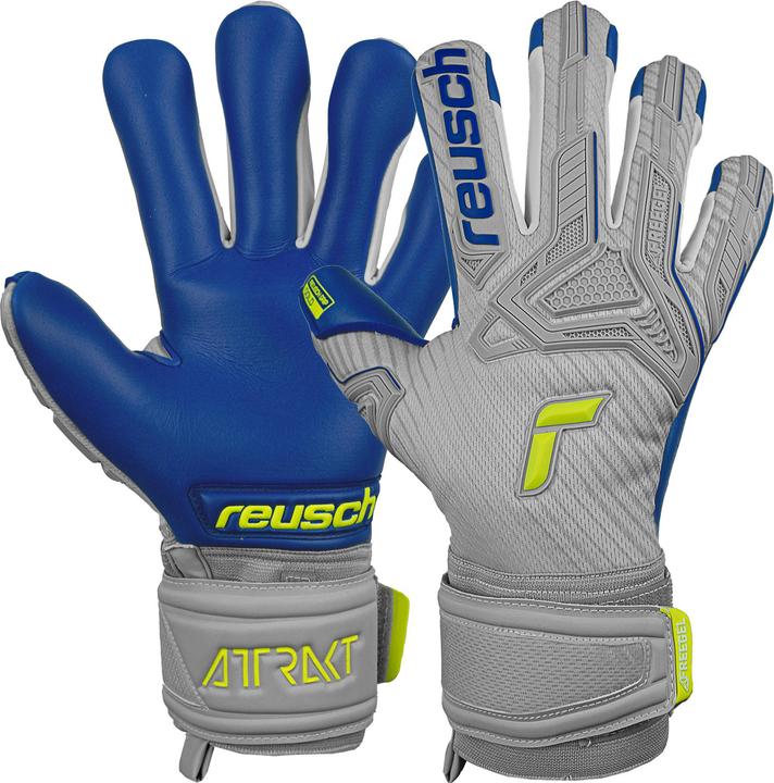 Reusch Goalkeeper Glove Attrakt Freegel Gold (9)