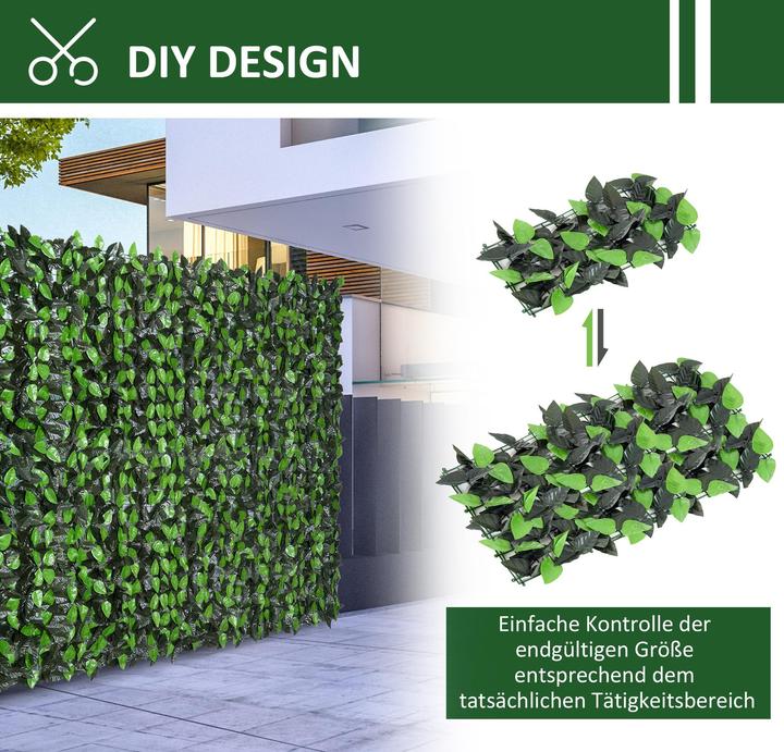 Actual product image Outsunny Artificial hedge (300 cm)
