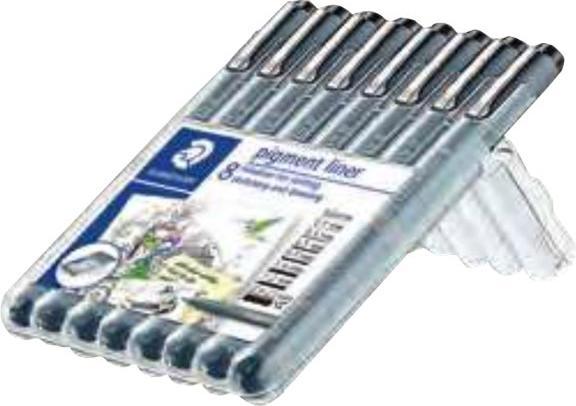 Image du produit Staedtler Pigment Liner 308 (Noir, 8 x)