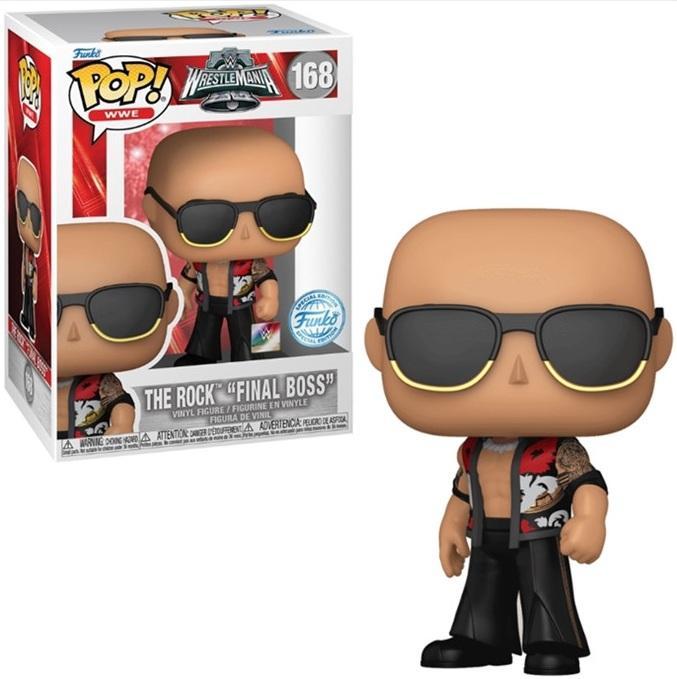 Actual product image Funko POP! WWE The Rock: Final Boss (168) EXM