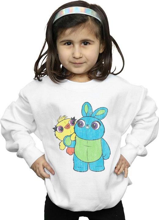 Produktbild Disney Toy Story 4 Ducky And Bunny Distressed Pose Sweatshirt Mädchen (152, 158)